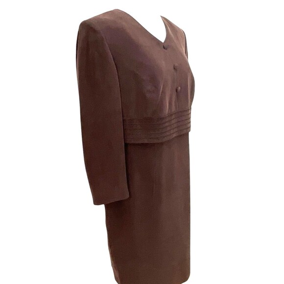 Patrick Collection Silk Dress Size 16 100% Silk Completely Lined Vintage Y2K - Picture 2 of 6